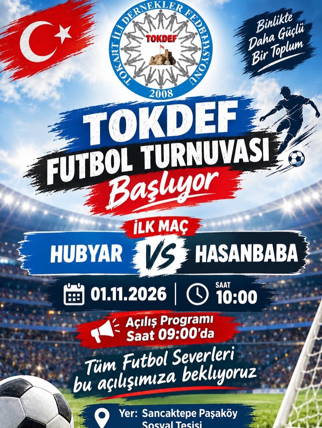 2026 TOKDEF Futbol Turnuvası Başlıyor!